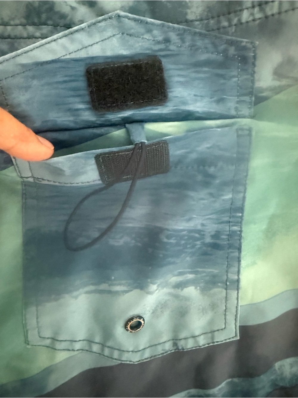 Salt Life Blue and Teal SLX-QD Board Shorts - Picture 6 of 7